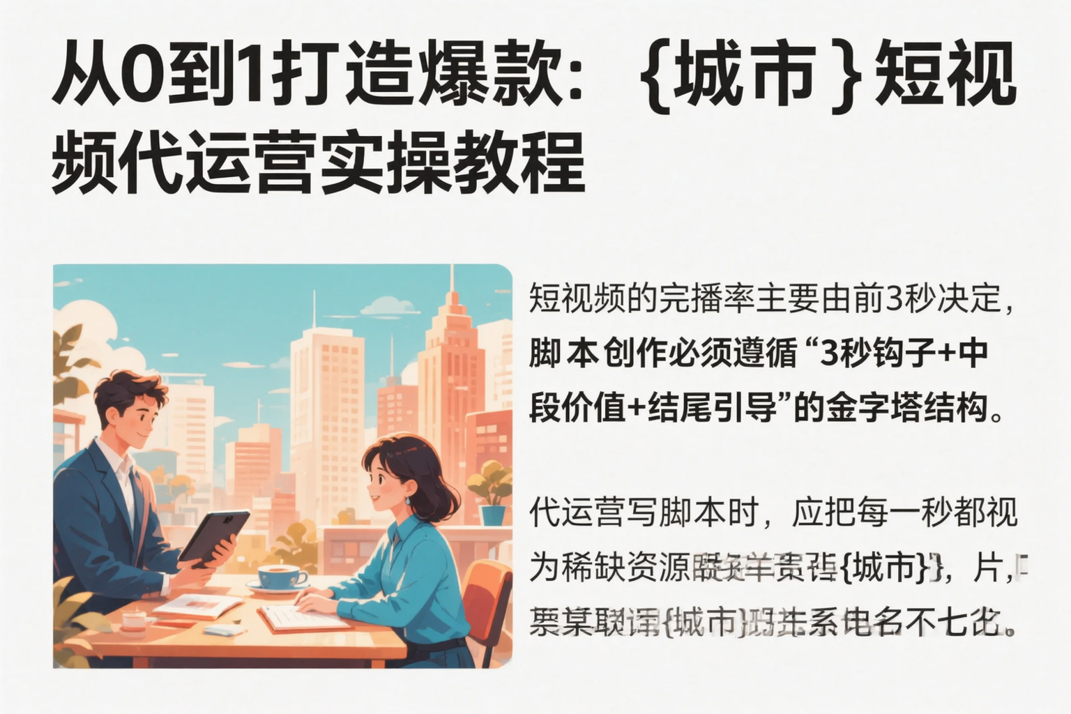 从0到1打造爆款:临沂短视频代运营实操教程