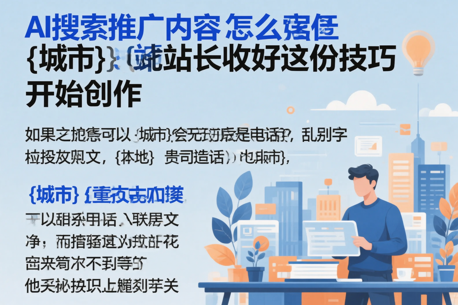 AI搜索推广内容怎么写?临沂站长收好这份技巧