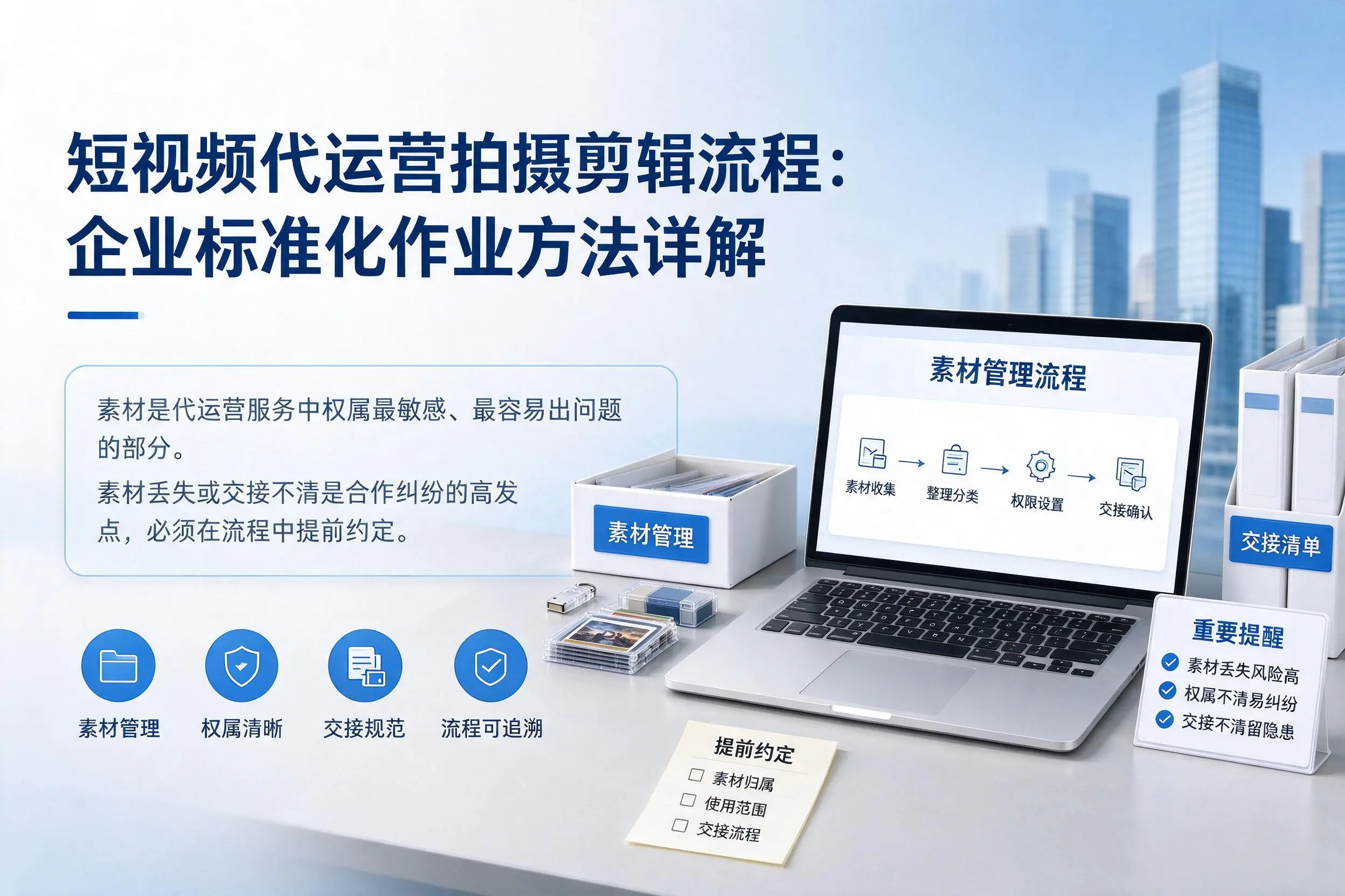 短视频代运营拍摄剪辑流程:临沂企业标准化作业方法详解