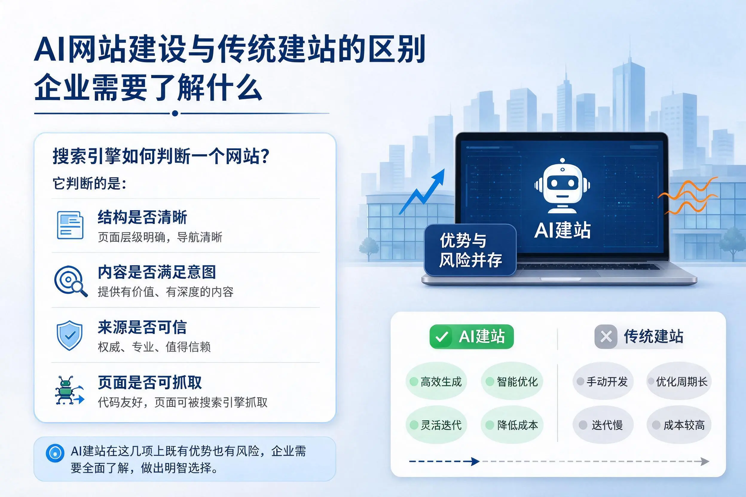 AI网站建设与传统建站的区别，临沂企业需要了解什么