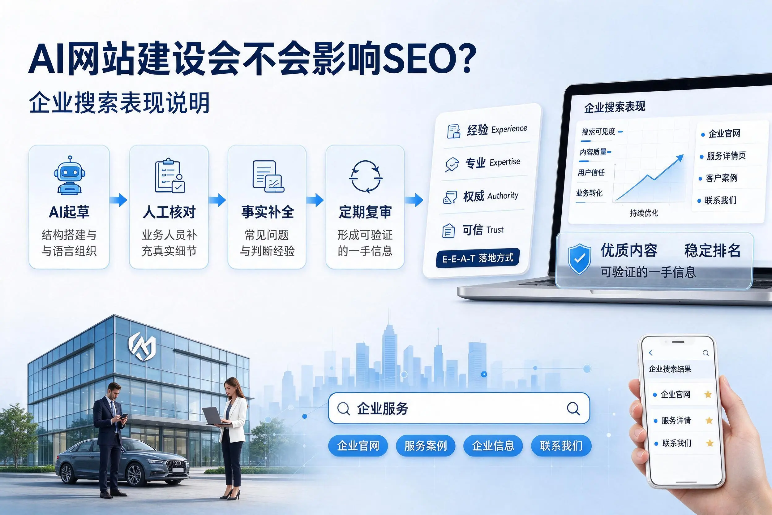 AI网站建设会不会影响SEO？临沂企业搜索表现说明