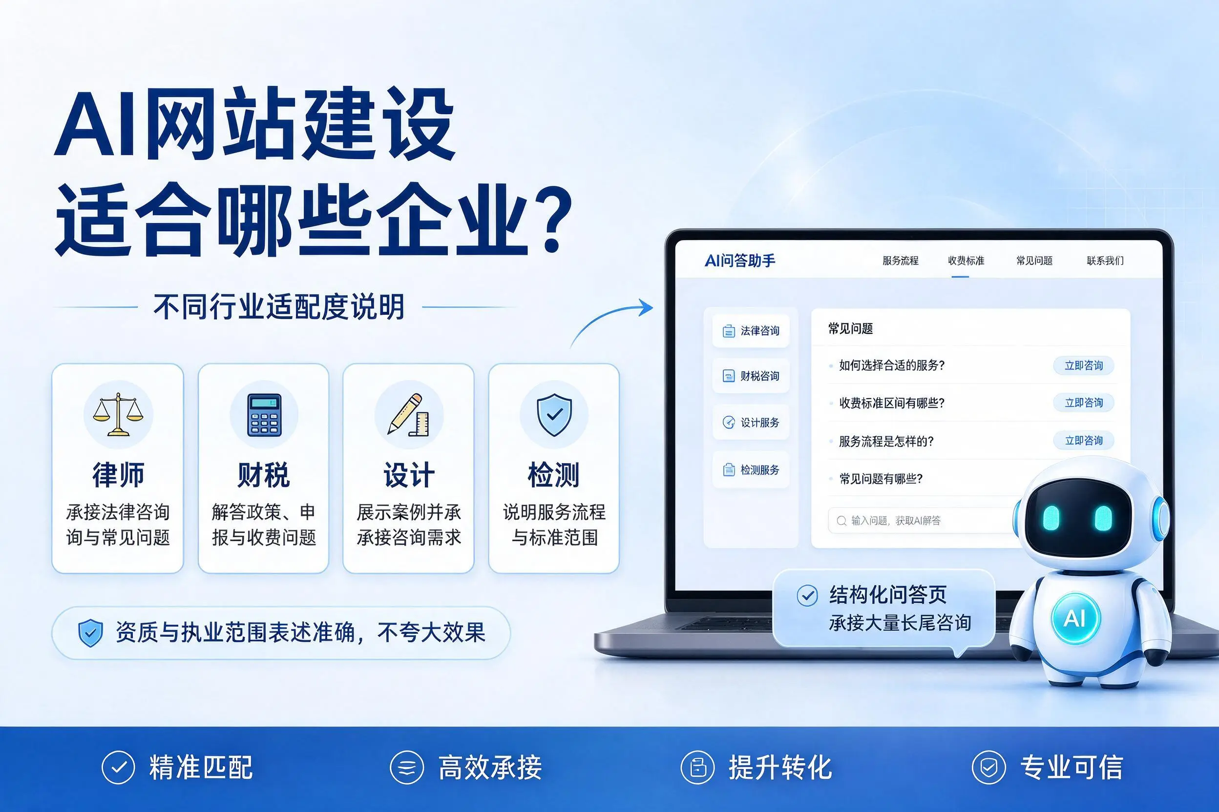 AI网站建设适合哪些企业?临沂不同行业适配度说明