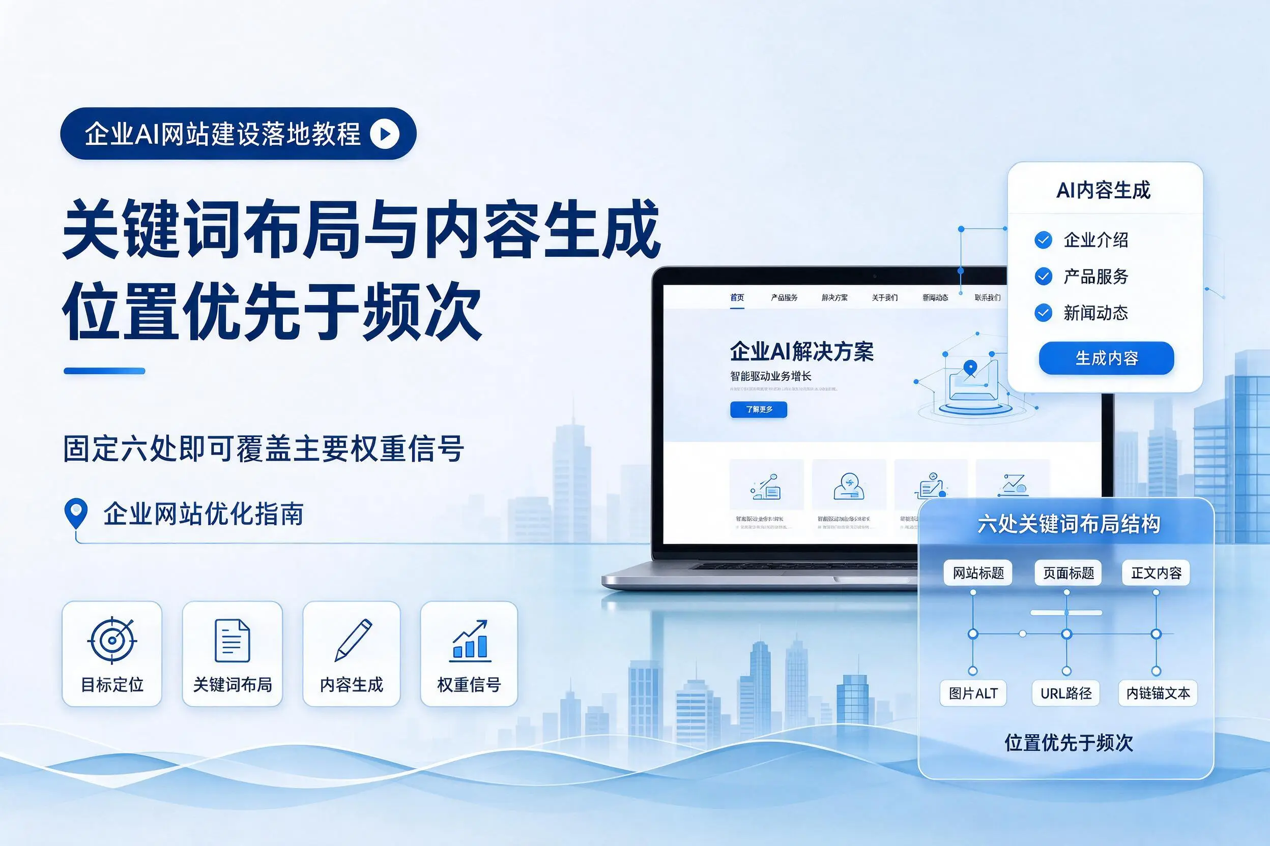 临沂企业AI网站建设落地教程:关键词布局与内容生成
